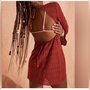 Free People unlined beach dress.